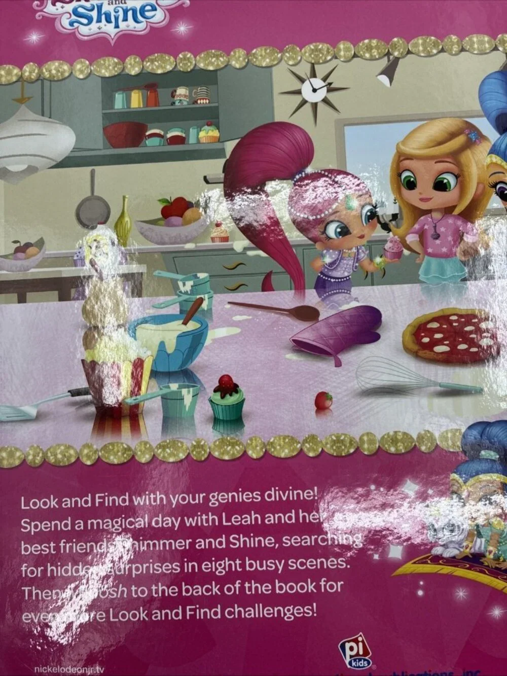 Nickelodeon Shimmer and Shine Look and Find Hardcover Activity Book Kids